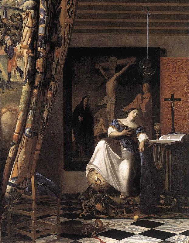 Jan Vermeer The Allegory of the Faith
